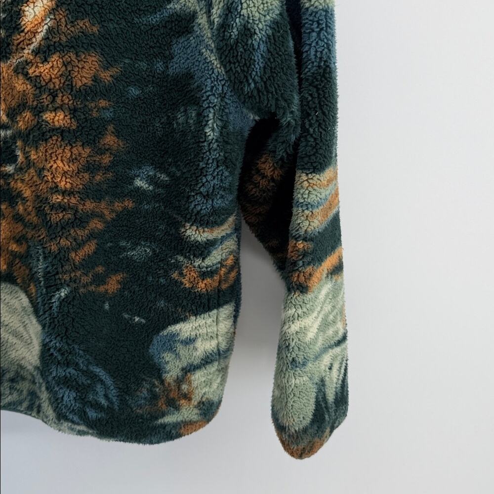 National Park Foundation Rocky Mountain National Park deer print fleece 1/4 zip - Picture 4 of 6